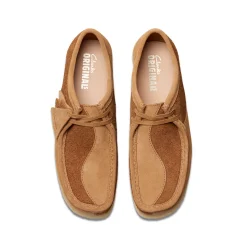 Homme Clarks Derbies-- Wallabee - Marron