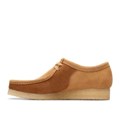 Homme Clarks Derbies-- Wallabee - Marron