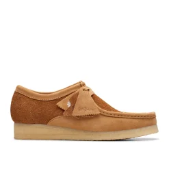 Homme Clarks Derbies-- Wallabee - Marron