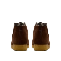 Homme Clarks Derbies-- Wallabee Boot - Marron