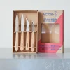 143 OPINEL Maison De Campagne|Coutellerie-Coffret de 4 couteaux de cuisine Opinel