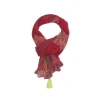 Femme COLORES Foulards & Echarpes-- Paréo Mallory - Rouge