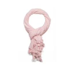 Femme COLORES Foulards & Echarpes-- Paréo Pom Pom - Pink