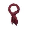 Femme COLORES Foulards & Echarpes-- Paréo Pom Pom - Syrah