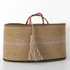Femme COLORES Sacs À Main-- Sac Jute - Blanc