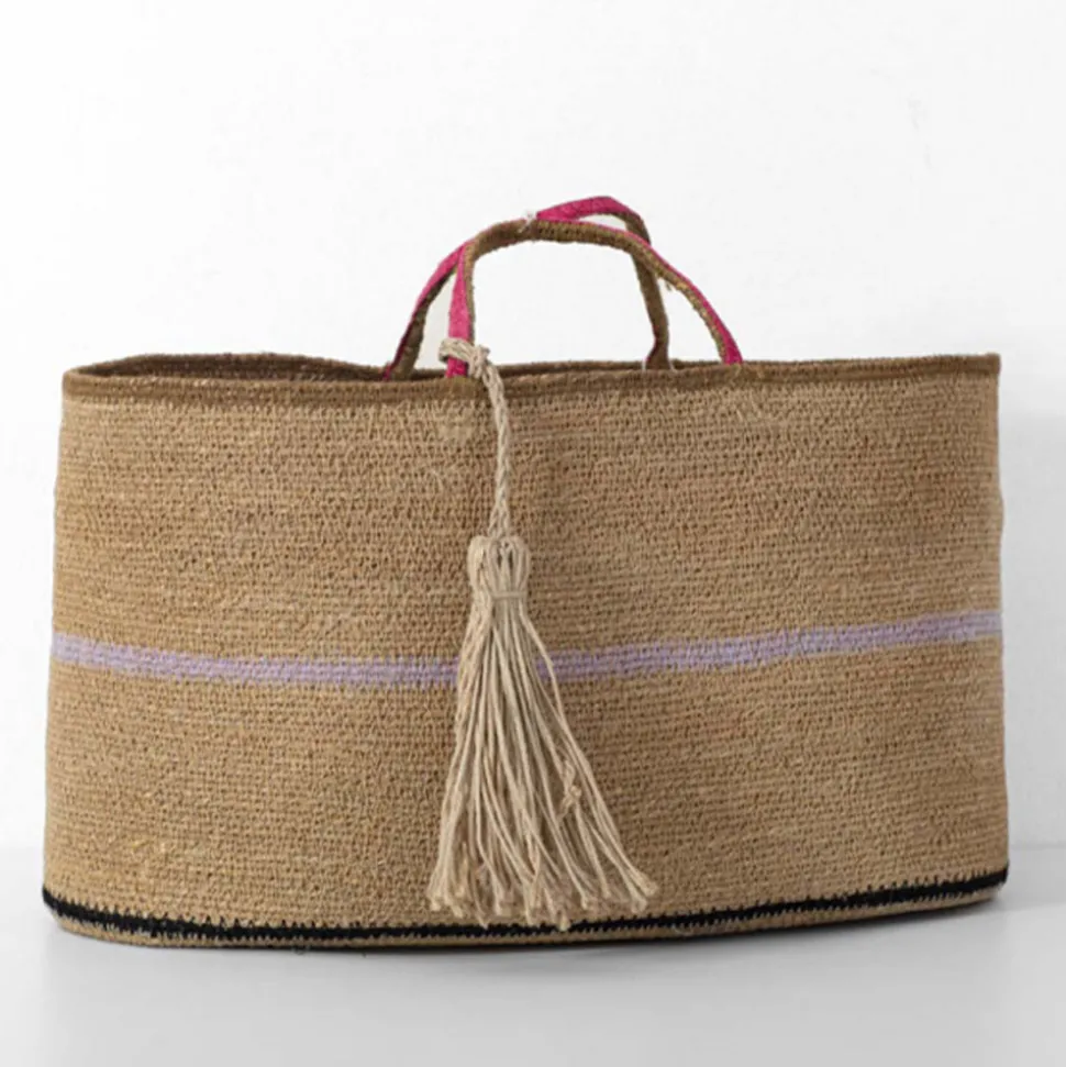 Femme COLORES Sacs À Main-- Sac Jute - Blanc