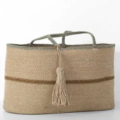 Femme COLORES Sacs À Main-- Sac Jute - Marron