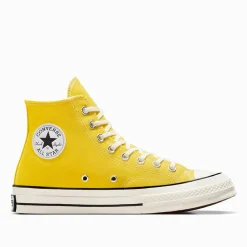 Homme Converse Baskets-- Chuck 70 Montantes - Jaune