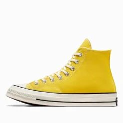 Homme Converse Baskets-- Chuck 70 Montantes - Jaune