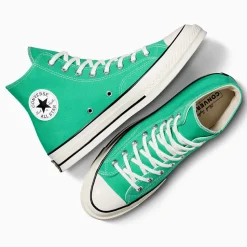 Homme Converse Baskets-- Chuck 70 Montantes - Verte