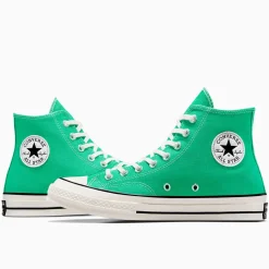 Homme Converse Baskets-- Chuck 70 Montantes - Verte