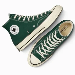 Homme Converse L'esprit Merci|Baskets-- Chuck 70 Montante - Vert Foncé