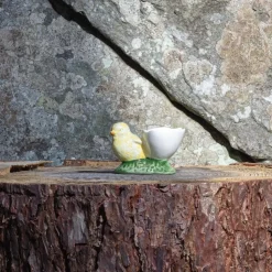 1852 VISTA ALEGRE Maison De Campagne|Ustensiles-Coquetier coquille d'oeuf avec poussin