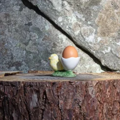 1852 VISTA ALEGRE Maison De Campagne|Ustensiles-Coquetier coquille d'oeuf avec poussin