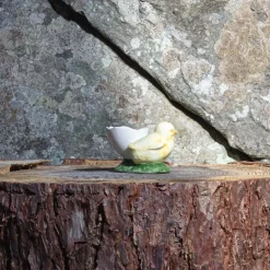 1852 VISTA ALEGRE Maison De Campagne|Ustensiles-Coquetier coquille d'oeuf avec poussin