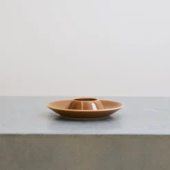 2168 HAKUSAN TOHKI Ustensiles-Coquetier porcelaine - Marron