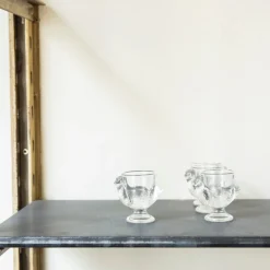 2926 ARC DIGITAL Maison De Campagne|Ustensiles-Coquetier poule en verre pressé