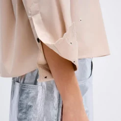 Femme Cordera Chemises-- Chemise Broderie - Beige