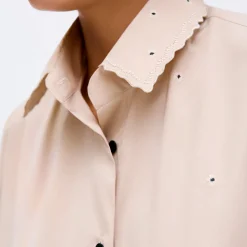 Femme Cordera Chemises-- Chemise Broderie - Beige