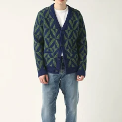 Homme CORRIDOR Mailles-- Cardigan Diamond - Navy