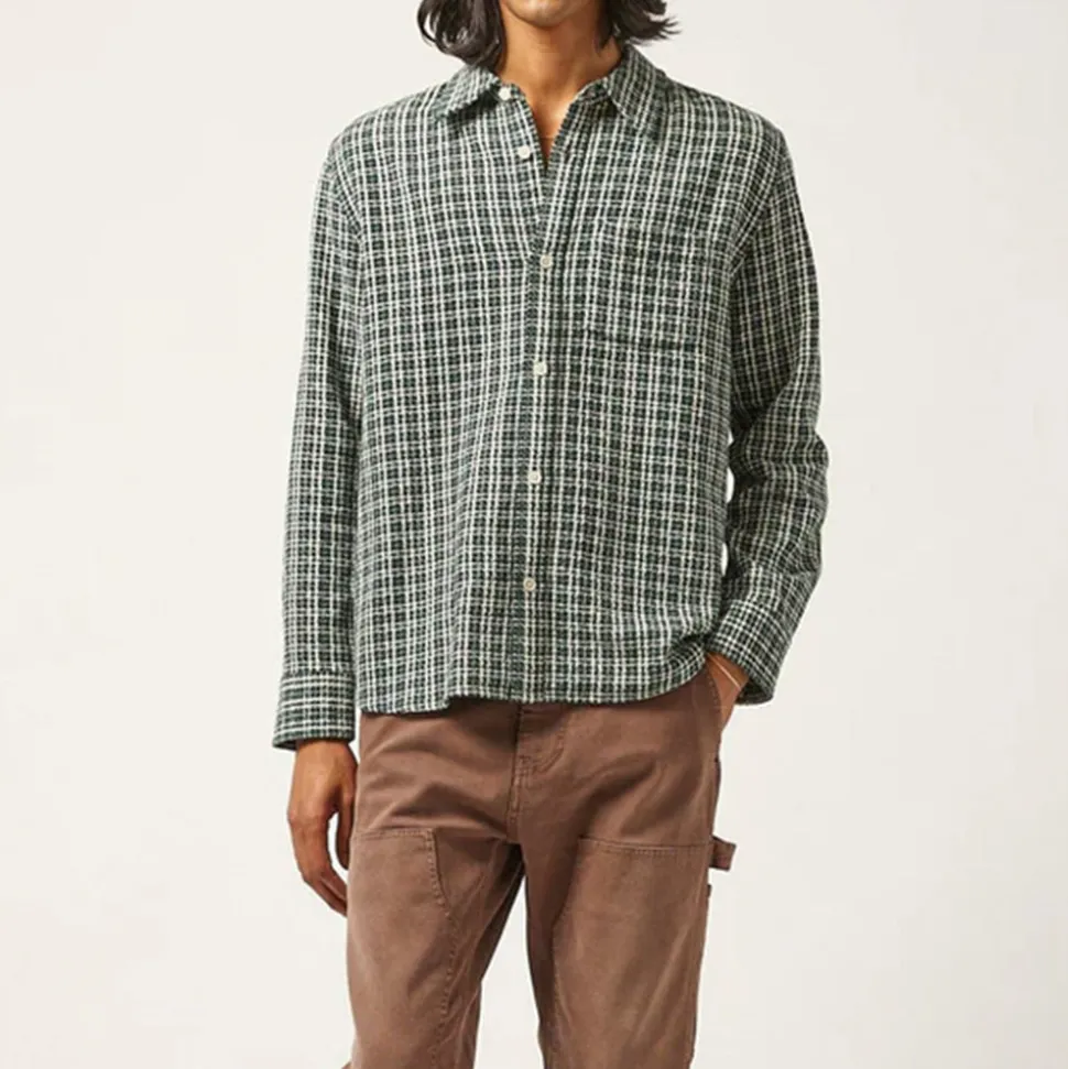 Homme CORRIDOR Chemises-- Chemise Snow Check - Vert