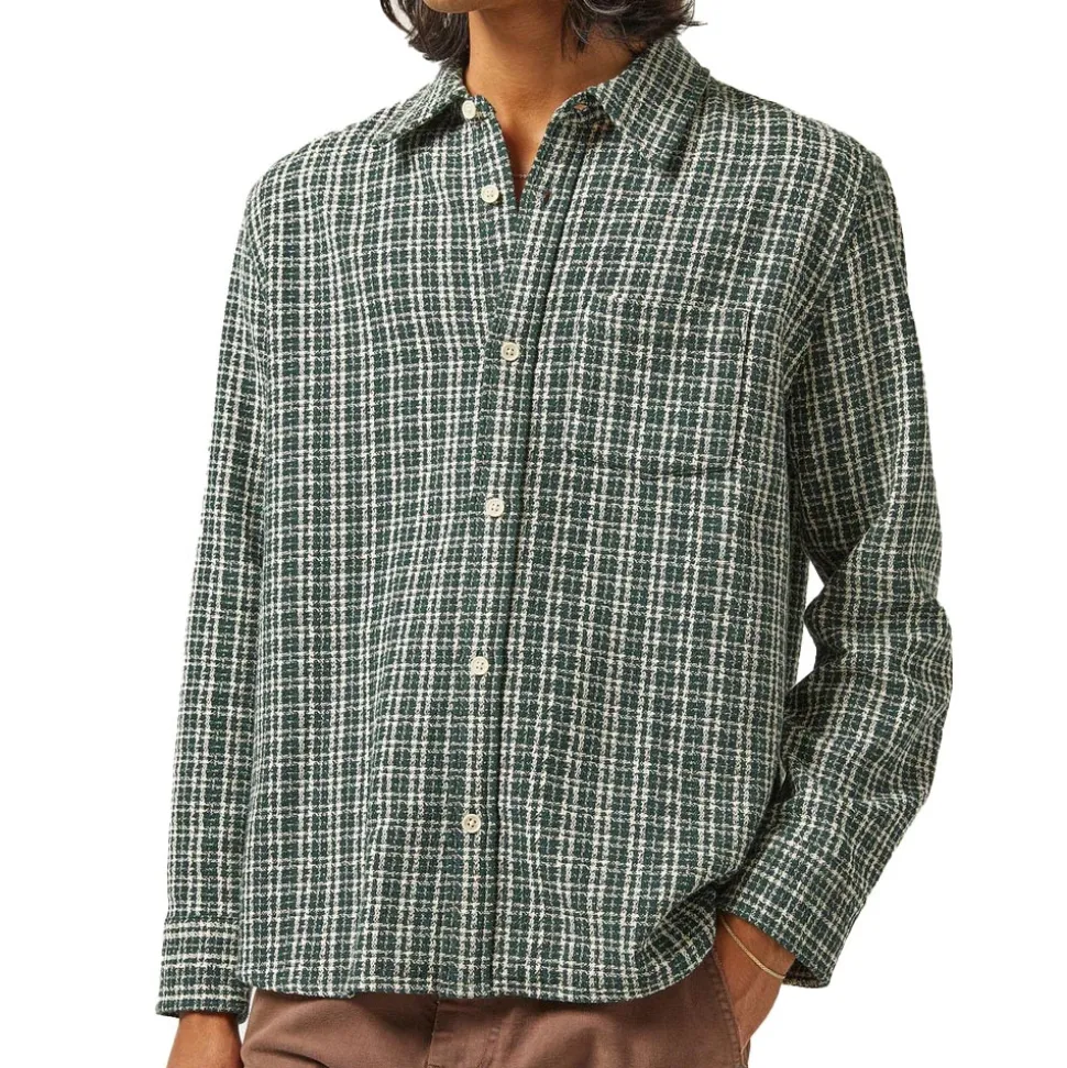 Homme CORRIDOR Chemises-- Chemise Snow Check - Vert