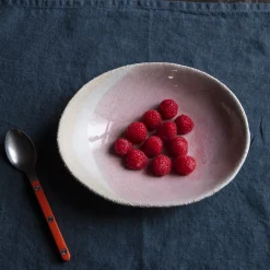925 JARS CERAMISTES Bols|Assiettes Creuses-Coupelle en grès émaillé Wabi - Rose
