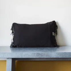 2959 BED AND PHILOSOPHY Coussins-Coussin en coton Tami - Tye Dye Noir