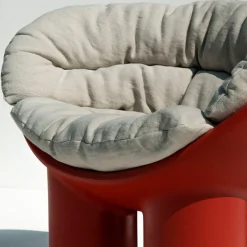 246 DRIADE Coussins|Coussins-Coussin Fauteuil Roly Poly - Sabbia - Driade