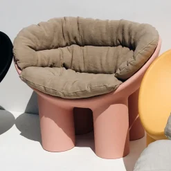 246 DRIADE Coussins|Coussins-Coussin Fauteuil Roly Poly - Marrone - Driade