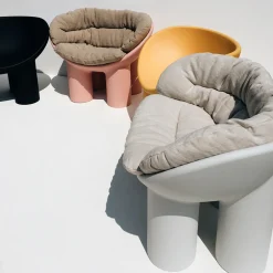 246 DRIADE Coussins|Coussins-Coussin Fauteuil Roly Poly - Marrone - Driade