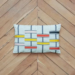 397 GOLDEN EDITIONS Coussins|Accessoirisez Votre Intérieur-Coussin Kente tissé - Gingembre