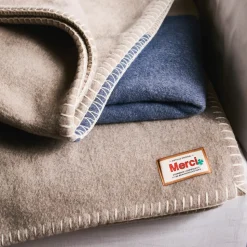 2138 TESSILECHITI Coussins|Accessoirisez Votre Intérieur-Coussin Merci - Beige