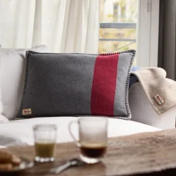 2138 TESSILECHITI Coussins|Accessoirisez Votre Intérieur-Coussin Merci - Gris