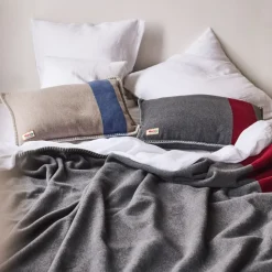 2138 TESSILECHITI Coussins|Accessoirisez Votre Intérieur-Coussin Merci - Gris