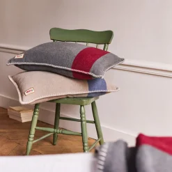 2138 TESSILECHITI Coussins|Accessoirisez Votre Intérieur-Coussin Merci - Gris