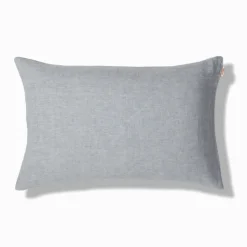 200 LINTEX Coussins|Coussins Épais-Coussin épais en lin - Chambray Bleu