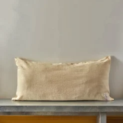 200 LINTEX Coussins|Coussins Épais-Coussin épais en lin - Chambray Jaune