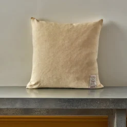 200 LINTEX Coussins|Coussins Épais-Coussin épais en lin - Chambray Jaune