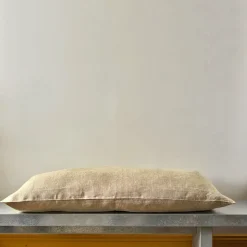 200 LINTEX Coussins|Coussins Épais-Coussin épais en lin - Chambray Jaune