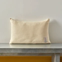 200 LINTEX Coussins|Coussins Épais-Coussin épais en lin - Chambray Jaune