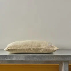 200 LINTEX Coussins|Coussins Épais-Coussin épais en lin - Chambray Olive