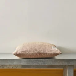 200 LINTEX Coussins|Coussins Épais-Coussin épais en lin - Chambray Brique de Sienne