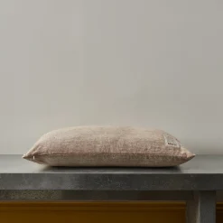 200 LINTEX Coussins|Coussins Épais-Coussin épais en lin - Chambray Brique de Sienne