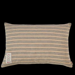 200 LINTEX Coussins|Coussins Épais-Coussin épais en lin - Rayures Matelas Bleu & Jaune Asahi