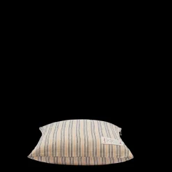 200 LINTEX Coussins|Coussins Épais-Coussin épais en lin - Rayures Matelas Bleu & Jaune Asahi