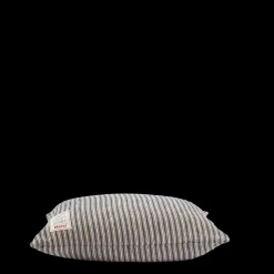 200 LINTEX Coussins|L'esprit Merci-Coussin épais en lin - Rayures Bleu Encre