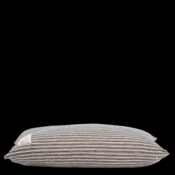 200 LINTEX Coussins|L'esprit Merci-Coussin épais en lin - Rayures Bleu Encre