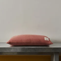 200 LINTEX Coussins|Coussins Épais-Coussin épais en lin - Uni Rose