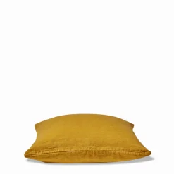 200 LINTEX Coussins|Coussins Épais-Coussin épais en lin - Uni Olive